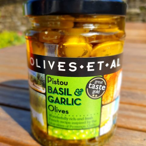 Basil & Garlic Olives